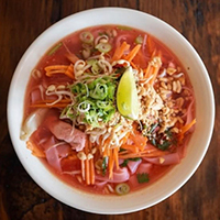 Yen Ta Fo Pink Noodle Soup