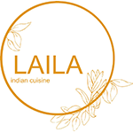 Laila indian cuisine restaurant logo in Asheville